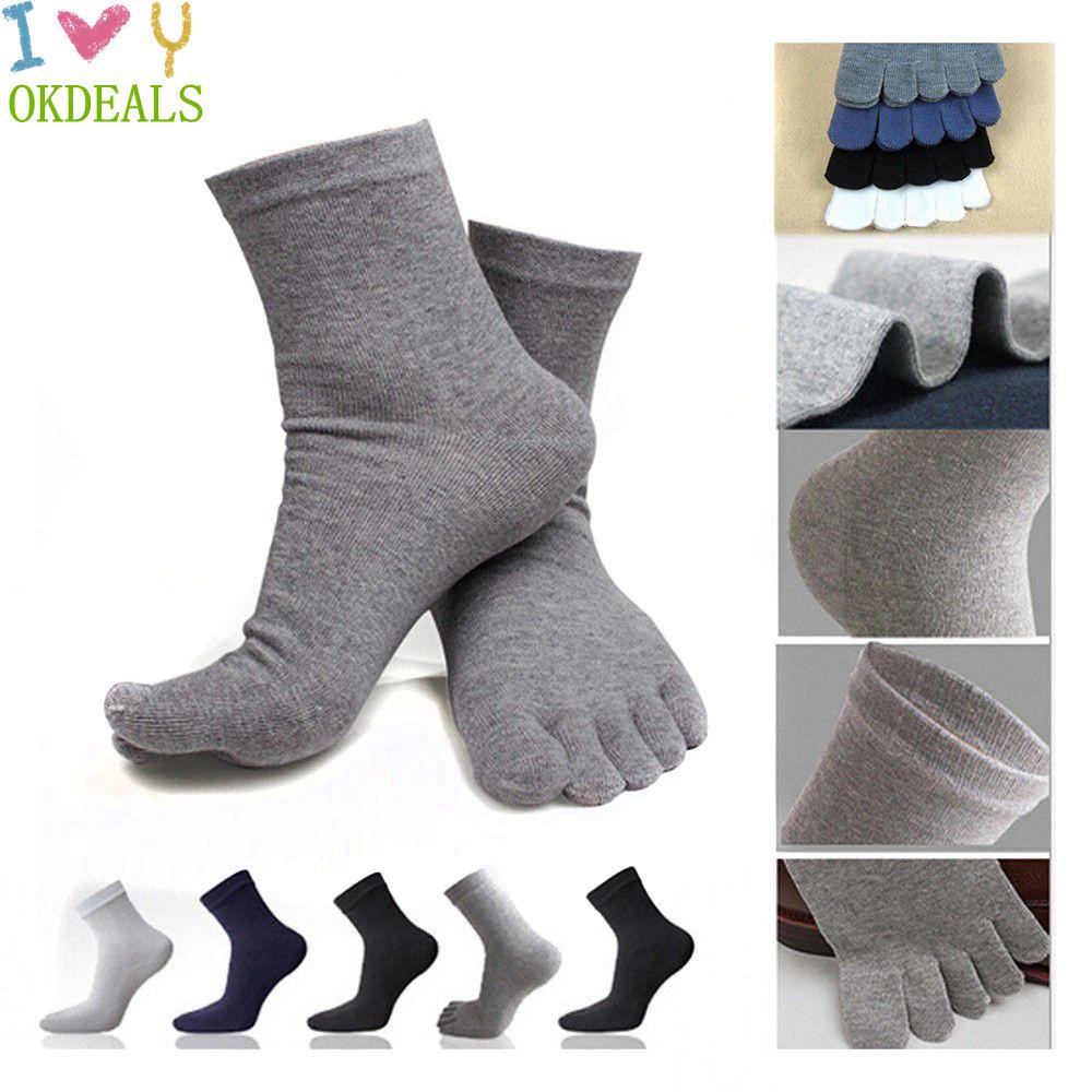 Đôi tất chân cotton tách ngón êm ái và thoáng khí cho người lớn