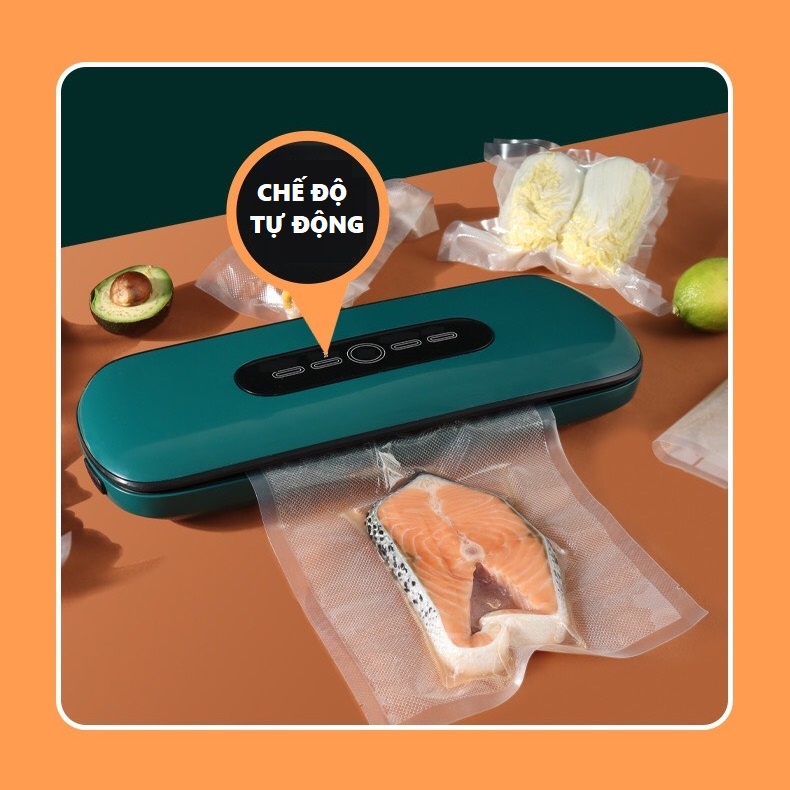 Máy Hút Chân Không ZK3002 Bảo Quản Thực Phẩm công suất 130w - TẶNG KÈM 10 TÚI