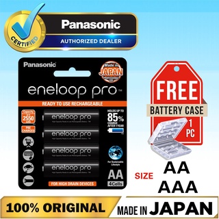 Pin aa/aaa panasonic eneloop pro 4 viên 2550mah lần sạc nhật bảnhàng nhập khẩu