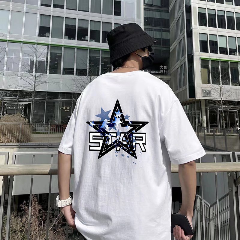 Áo Thun Tay Ngắn Dáng Rộng In Chữ Phong Cách Hip Hop Thời Trang Mùa Hè Cho Nam Và Nữ size M-5XL