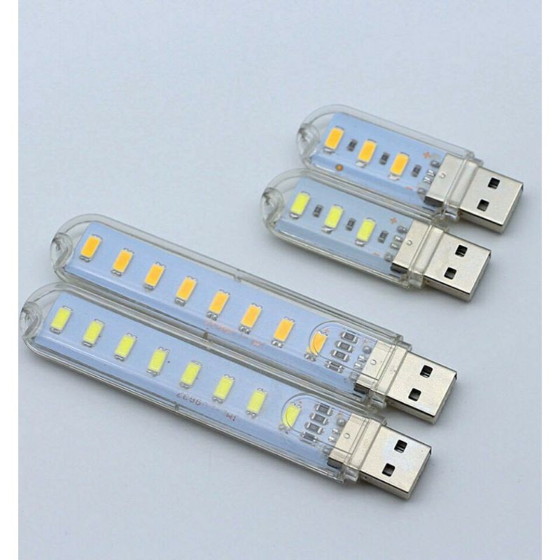 Đèn LED USB Mini 8 Bóng DC 5V Tiện Dụng