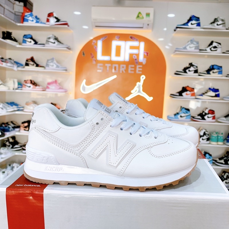 Giày Thể Thao NB 574 Trắng Full [ẢNH THẬT] Giầy Sneaker Newbalance Siêu Nhẹ Êm Nam Nữ