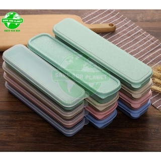 Hộp lúa mạch đựng ống hút, đũa muỗng - Nhiều kích cỡ