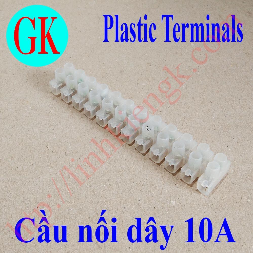 Cầu dây trắng 10A 12 mắt [K-13-10]