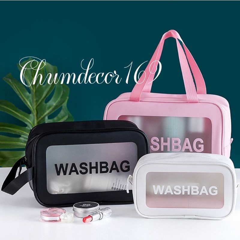 túi đựng mỹ phẩm, đồ trang điểm washbag dòng túi dày