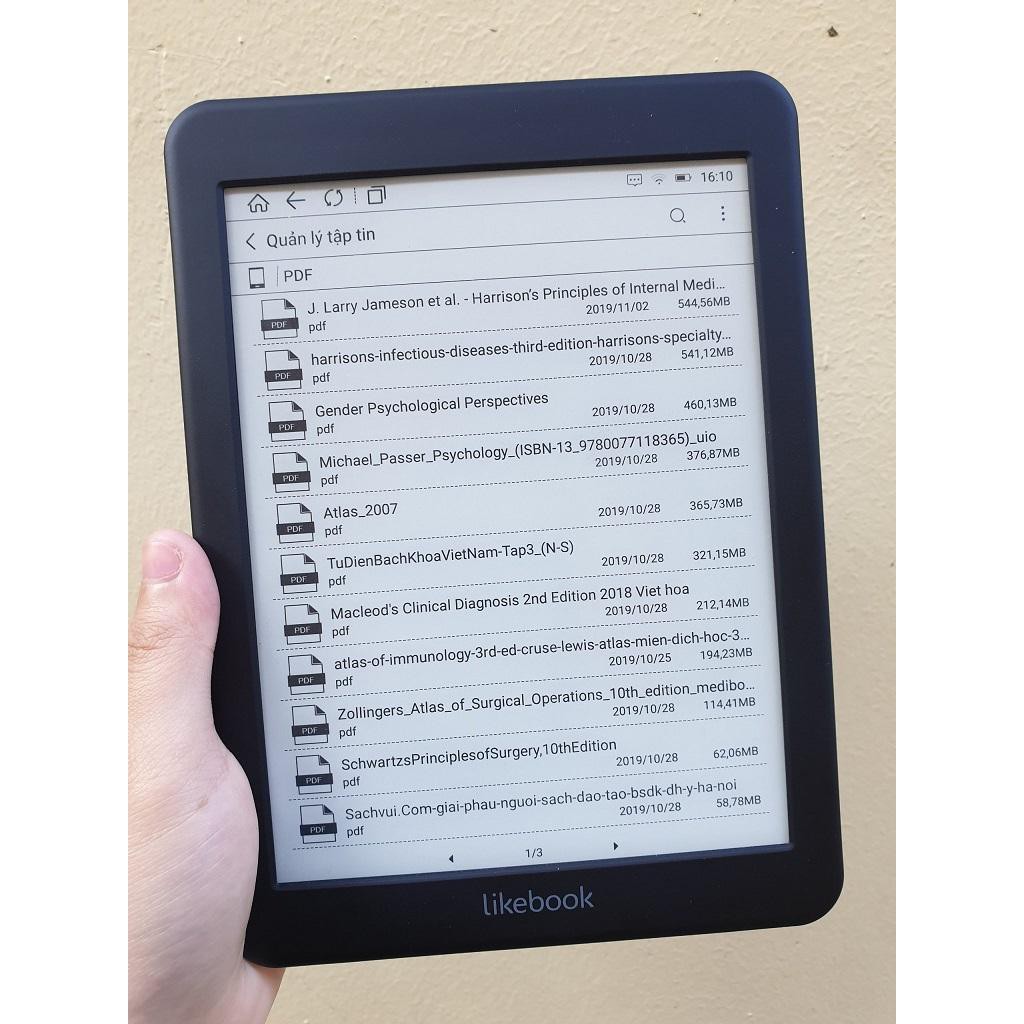 Combo: Máy đọc sách Likebook Mars + Bao da + Túi chống sốc + Kệ để bàn | BigBuy360 - bigbuy360.vn