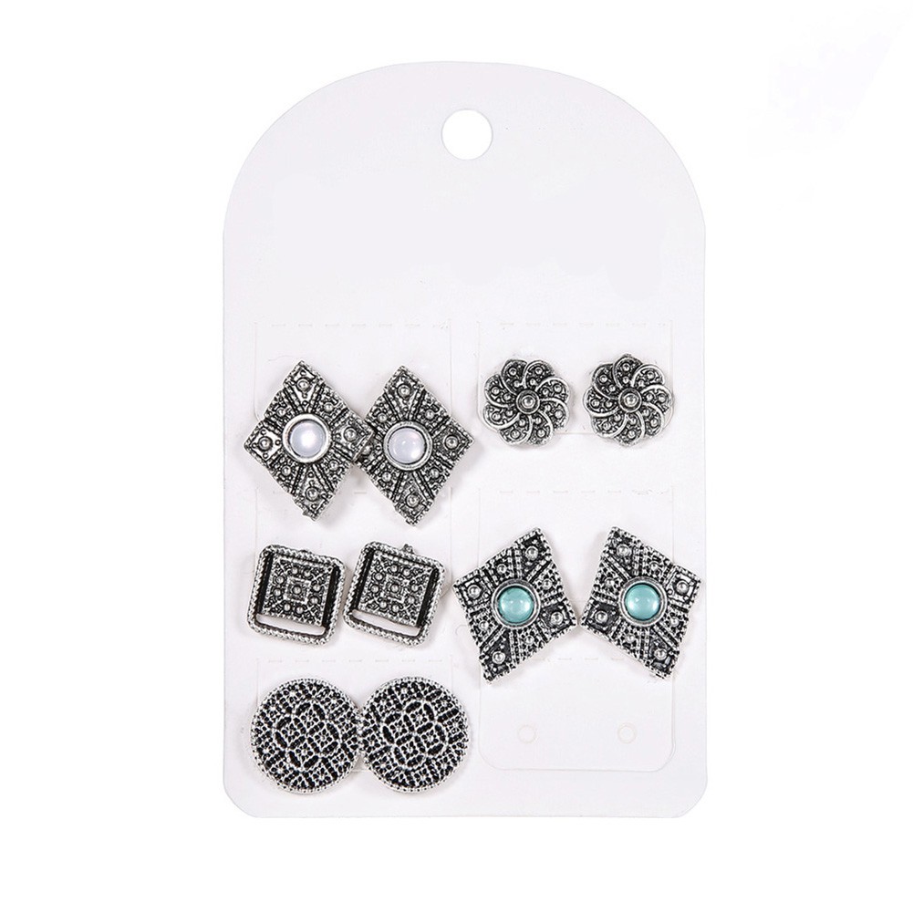 Set 5 Đôi Khuyên Tai Phong Cách Bohemia Thời Trang Cho Nữ