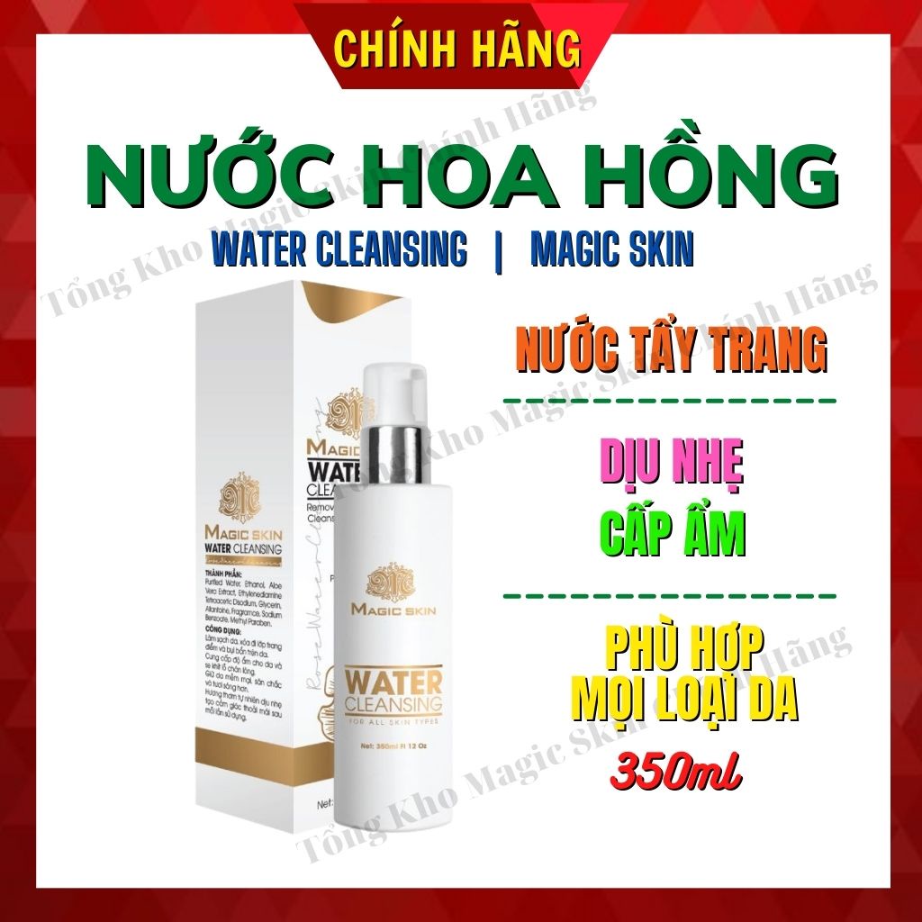 Nước hoa hồng Magic Skin Water Cleansing ngăn ngừa lão hóa cho da trắng Magic Skin | BigBuy360 - bigbuy360.vn