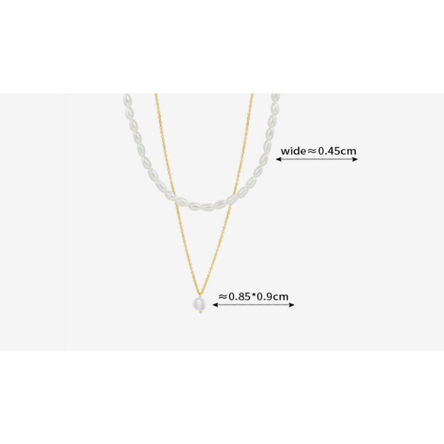 Dây Chuyền 2 Tầng Titan Ko Han Rỉ TT 3959