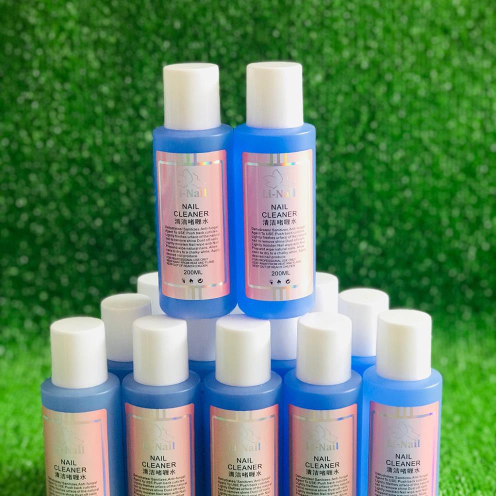 Nước lau gel Li-nail chính hãng (200ml) có mùi thơm - cồn lau gel chuyên dụng cho dân làm móng | BigBuy360 - bigbuy360.vn