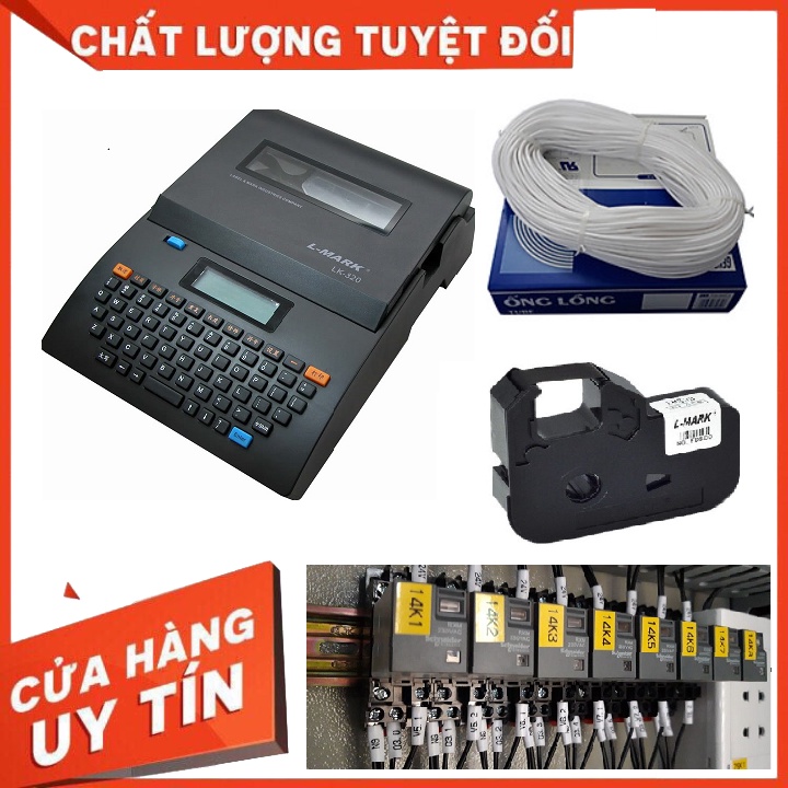 LK-320 | Máy in ống lồng đầu cốt L-Mark LK320 - Máy in chính hãng