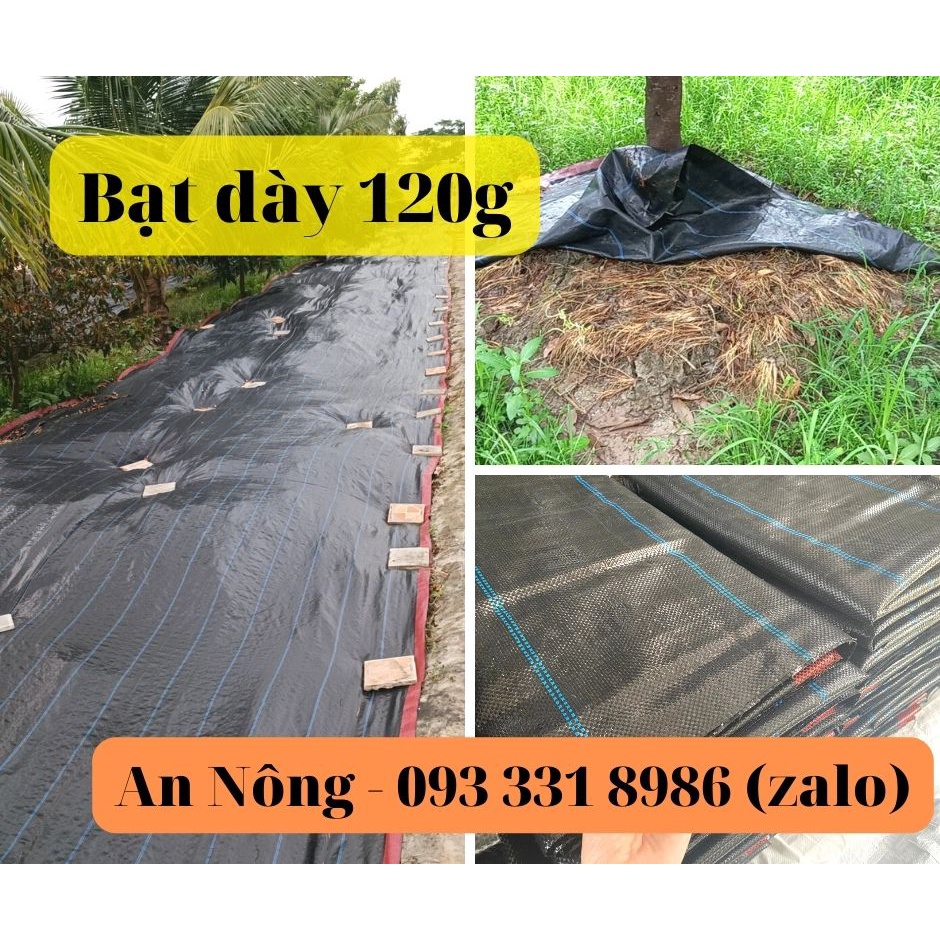 Tấm Bạt Phủ Gốc Cây Chống Cỏ Mọc 1m x 1m - Dày 120g/m2  Bạt Phủ Đất Chống Cỏ Với Độ Bền 6-8 Năm