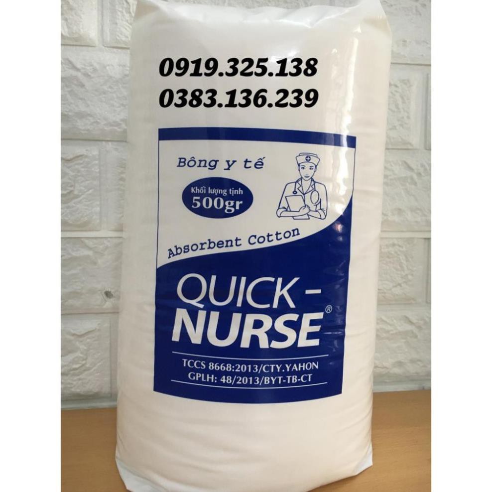 Bông gòn y tế Quick-Nurse 500g