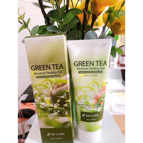Tẩy da chết Trà xanh  3W Clinic Green Tea Móituse Peeling