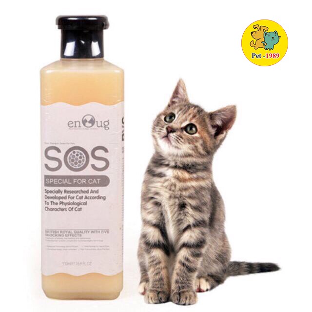 SỮA TẮM SOS DÀNH CHO MÈO 530ML - HÀNG CHÍNH HÃNG Pet-1989