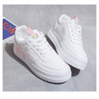 Giày nữ giày thể thao đế bệt trắng Minina C36