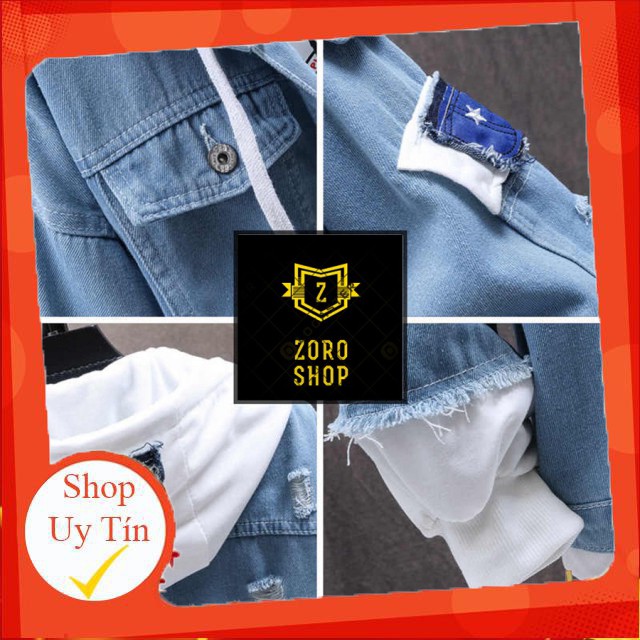 Áo Khoác JEAN ĐEN Nam Nữ Có Mũ - DENIM JACKET💖FREESHIP Unisex