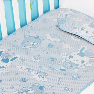 Thảm lụa cho bé, thảm lót cũi trẻ em siêu thấm, thoáng khí HolaKids Decor