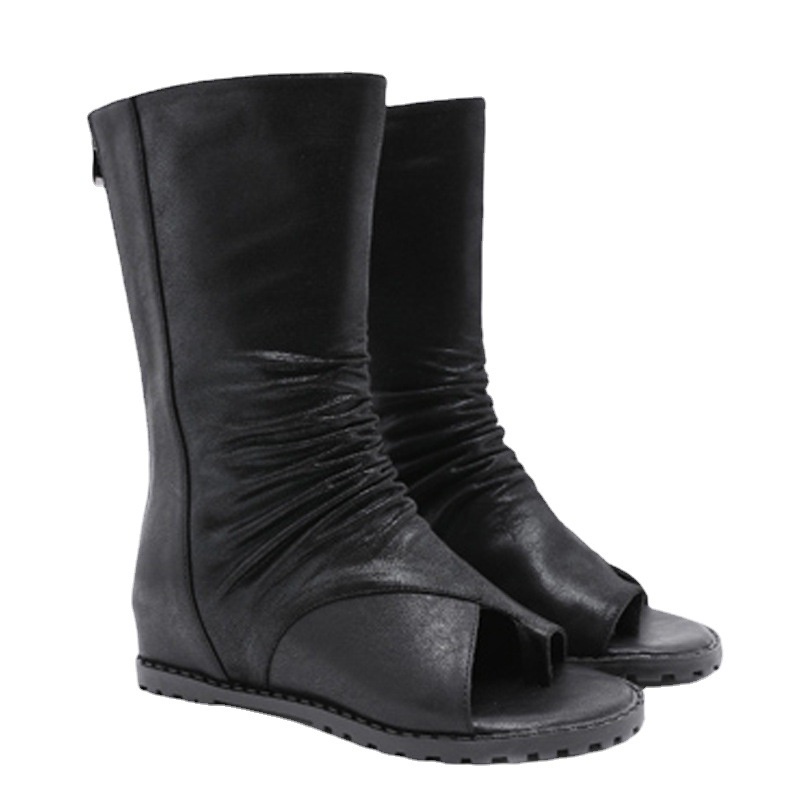 [Chính hãng KAILI] Giày boot chiến binh xỏ ngón cổ cao đế độn cao cấp chính hãng KAILI FULLBOX B16