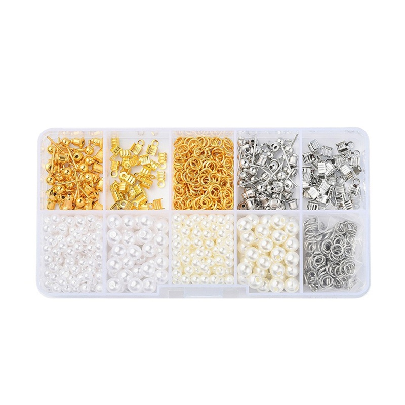 Sa Chuỗi Hạt Ngọc Trai Giả Có Lỗ Dùng Để Làm Đồ Trang Sức Thủ Công