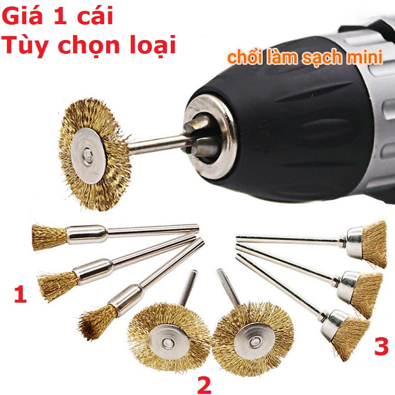 Chổi đánh gỉ- Giá 1 cái - Tùy chọn loại chổi