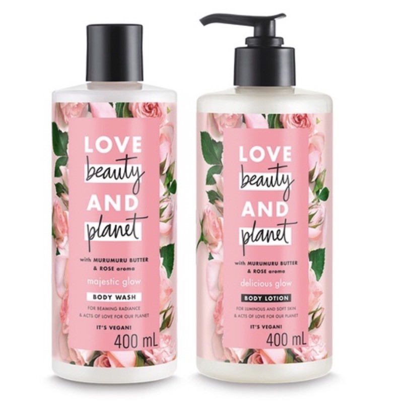 Sữa tắm và dưỡng thể Love beauty and planet 400ml