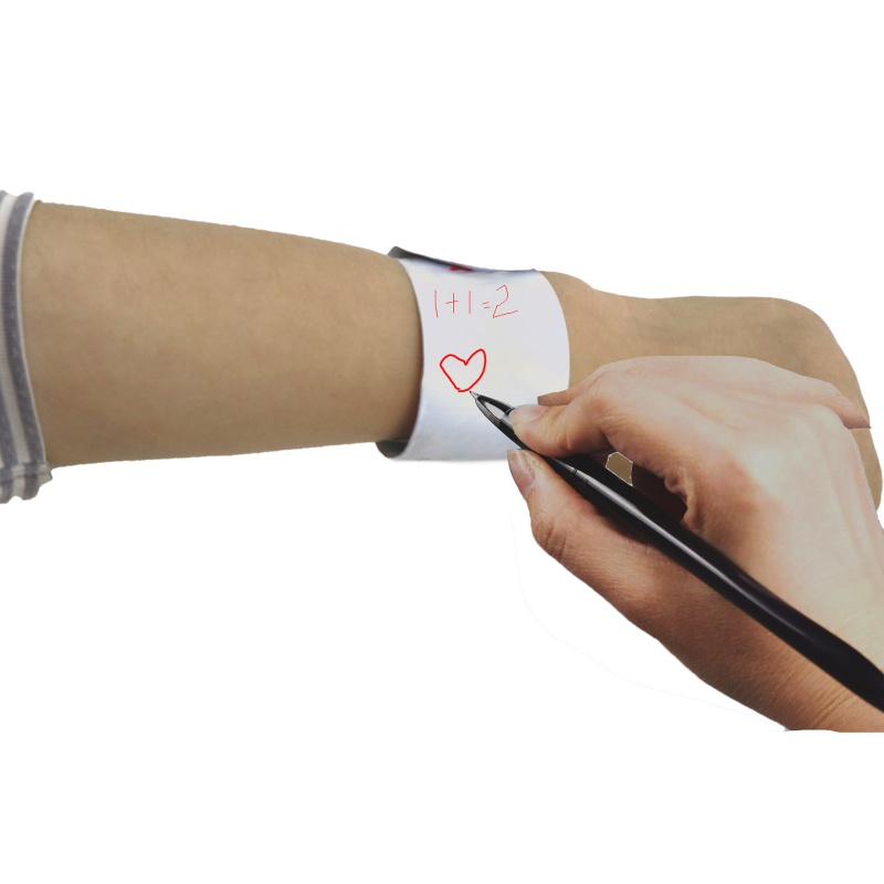 Set 30 Vòng Đeo Tay Màu Trắng Bằng Nhựa DIY