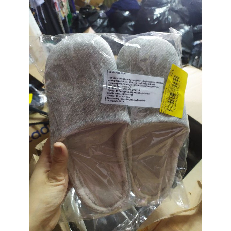 [Nhiều màu ib shop chọn mẫu] Dép đi trong nhà sợi cellulose cao cấp sản phẩm xuất khẩu Nhật Bản | BigBuy360 - bigbuy360.vn