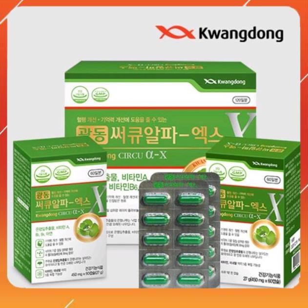 Viên uống bổ não Kwangdong Circu hộp 120 viên của Hàn Quốc | BigBuy360 - bigbuy360.vn