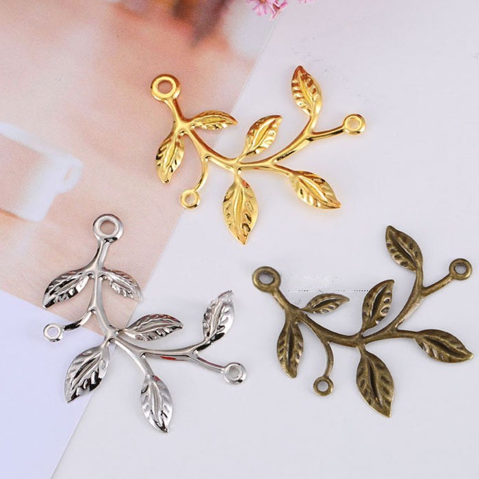 5 phiến cành lá 45*40mm - nguyên liệu làm trâm
