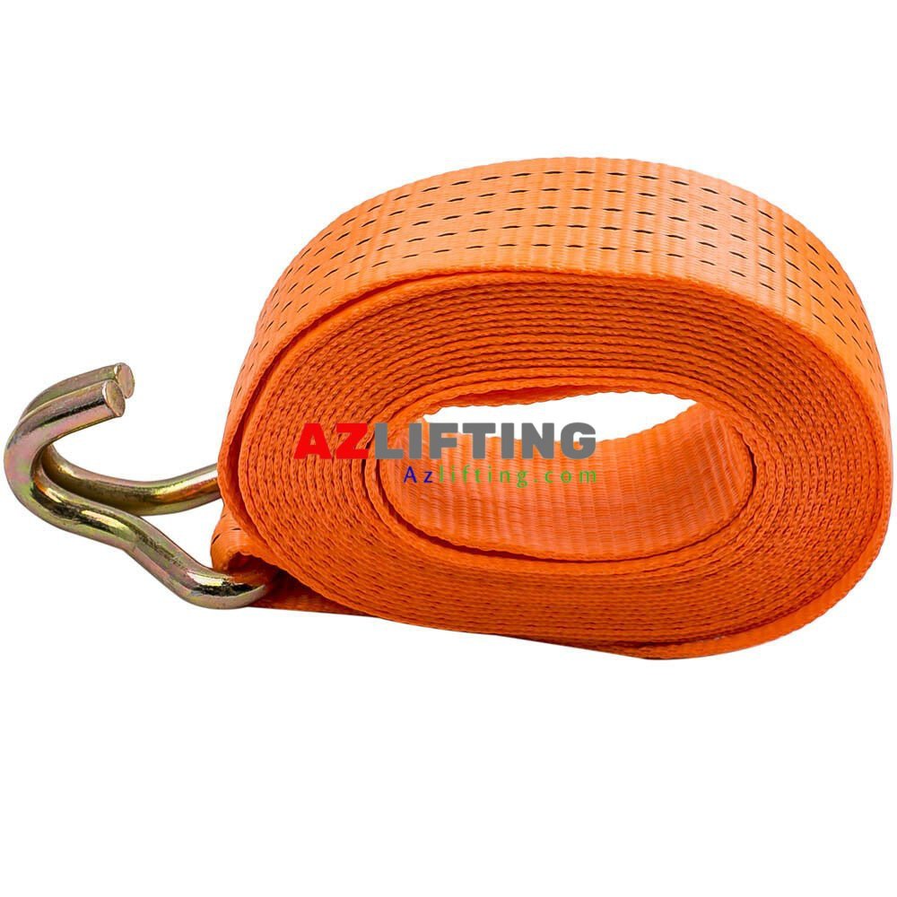 [Giá xưởng]  (Tùy chọn) Dây chằng hàng bản 50mm 3 tấn - chằng hàng hóa, chằng pallet máy móc màu cam