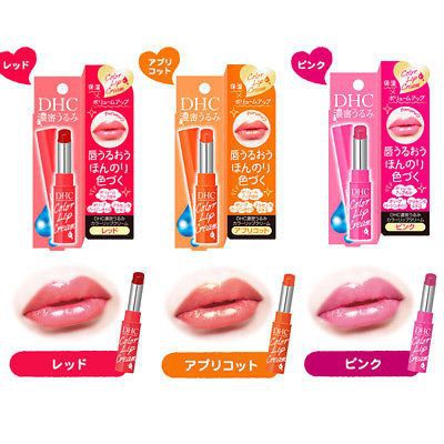 Son Dưỡng Môi DHC Lip Cream 1,5g 4 Màu (màu cam, màu hồng, màu đỏ, không màu)