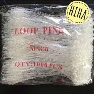 Dây nhựa treo nhãn mác quần áo Ty vòng - 5 inch 1000pcs