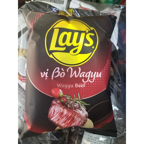 SNACK LAYS KHOAI TÂY ĐẦY ĐỦ HƯƠNG VỊ CÁC LOẠI 36G/52G/63G