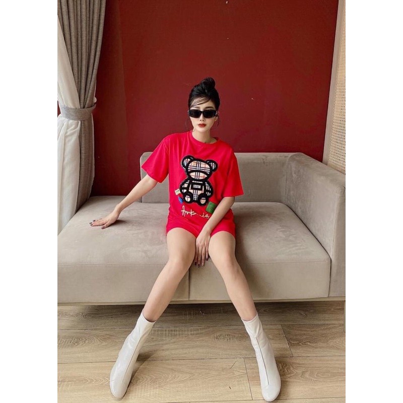 Áo Thun Nữ ❤️ Áo Phông Thêu Đắp Nổi cao cấp form dấu quần (CHẤT MÁT) (SIÊU HÓT)