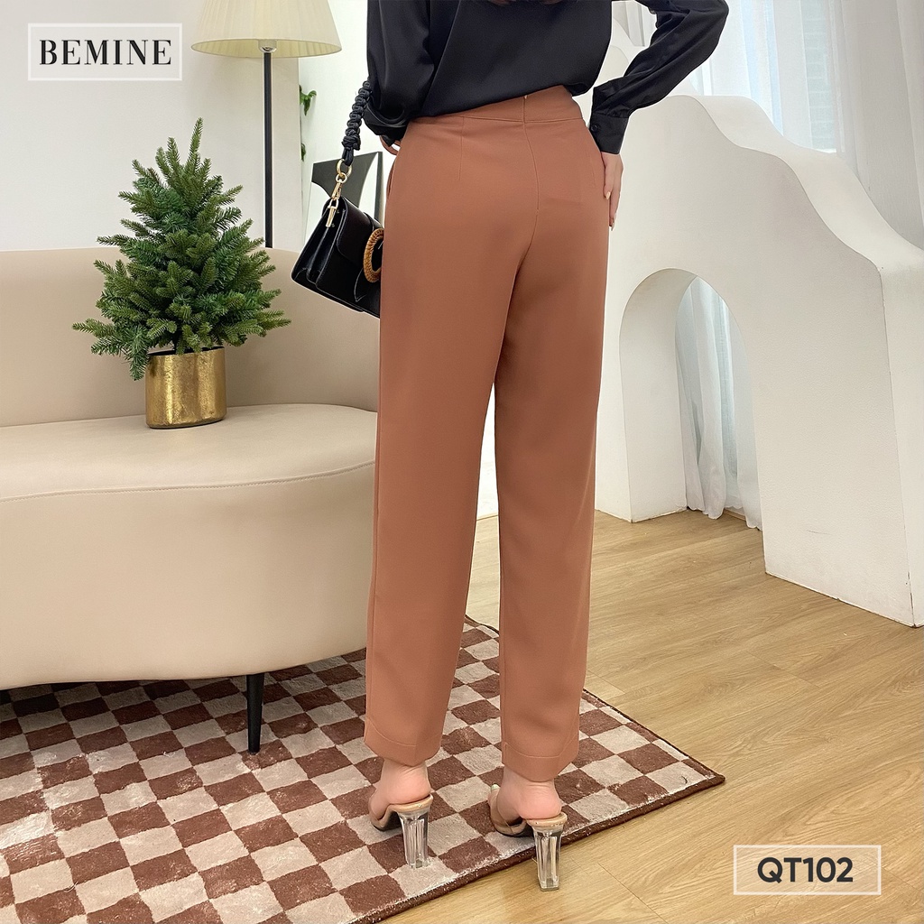 Quần dài nữ ống bó đai kiểu BEMINE QT102DA