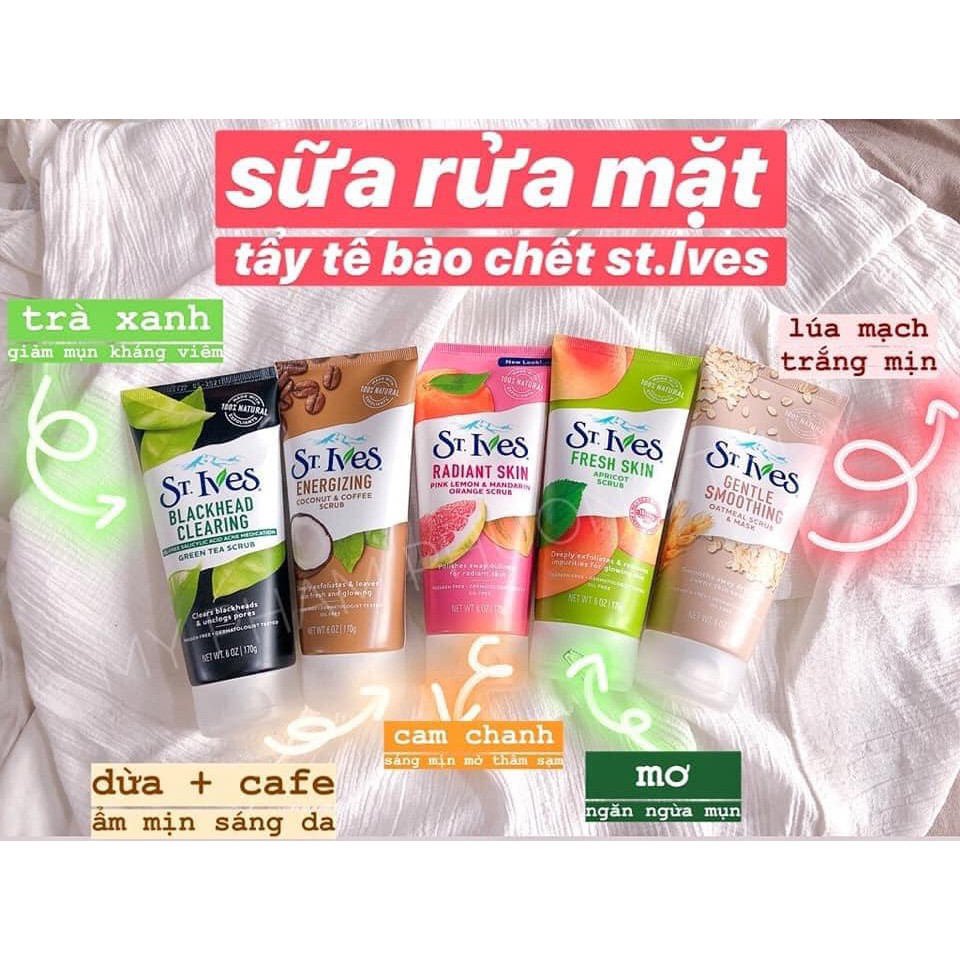 Sữa Rửa Mặt Tẩy Da Chết St.lves 170g