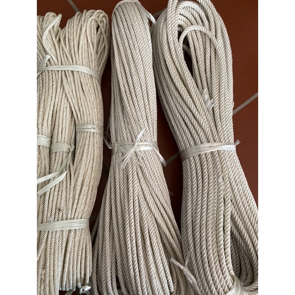 Dây thừng,dây nylon 6li,8li,1cm,1.2cm bền ,dai,chịu lực tốt