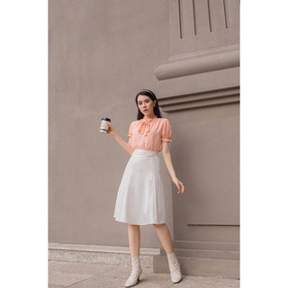 MINX - Áo Chiffon Bow Tie Blouse