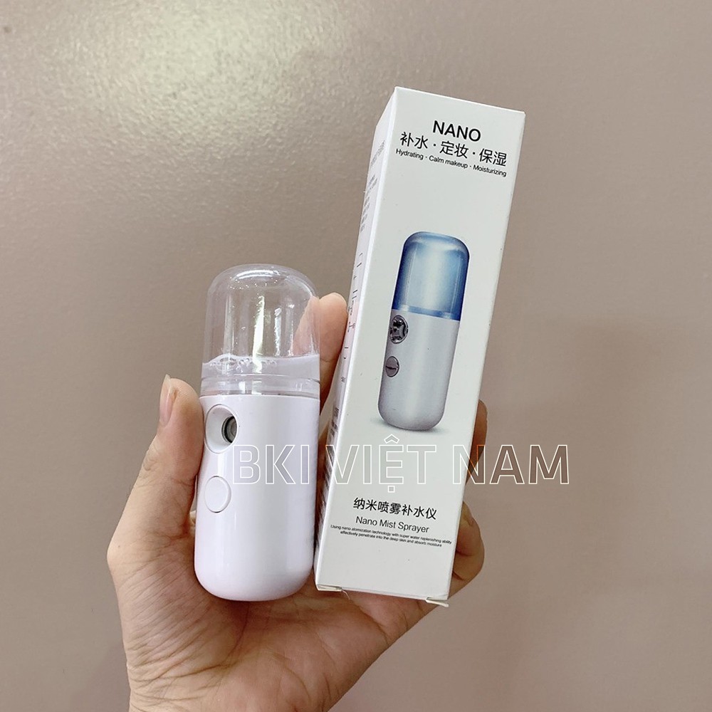 Máy Phun Sương Xịt Khoáng MINI Sương Nhỏ Mịn Nano Nhỏ Gọn Khi Sử Dụng - MPXNANOMINI