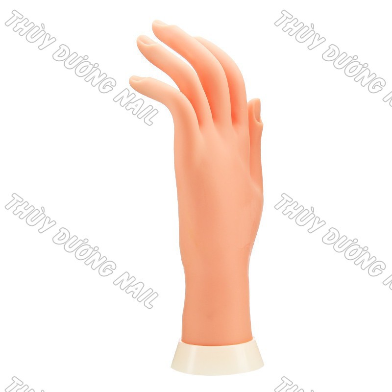 Bàn tay giả Silicon tập làm nail