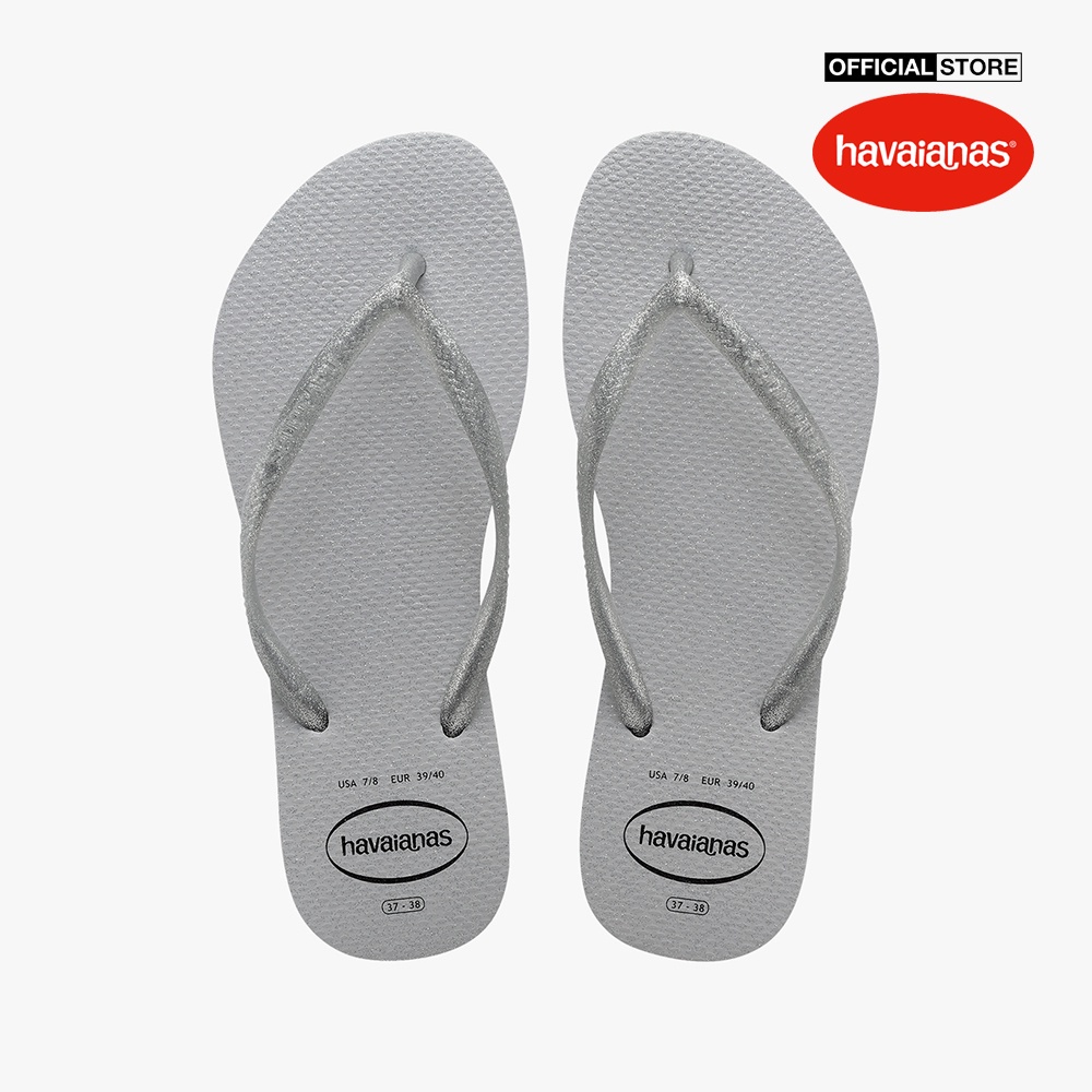 HAVAIANAS - Dép nữ Chinelo Feminino Slim Gloss