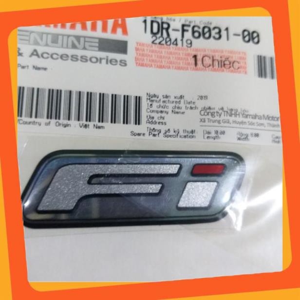 Tem fi zin - logo nổi chữ fi dán exciter winner sirius