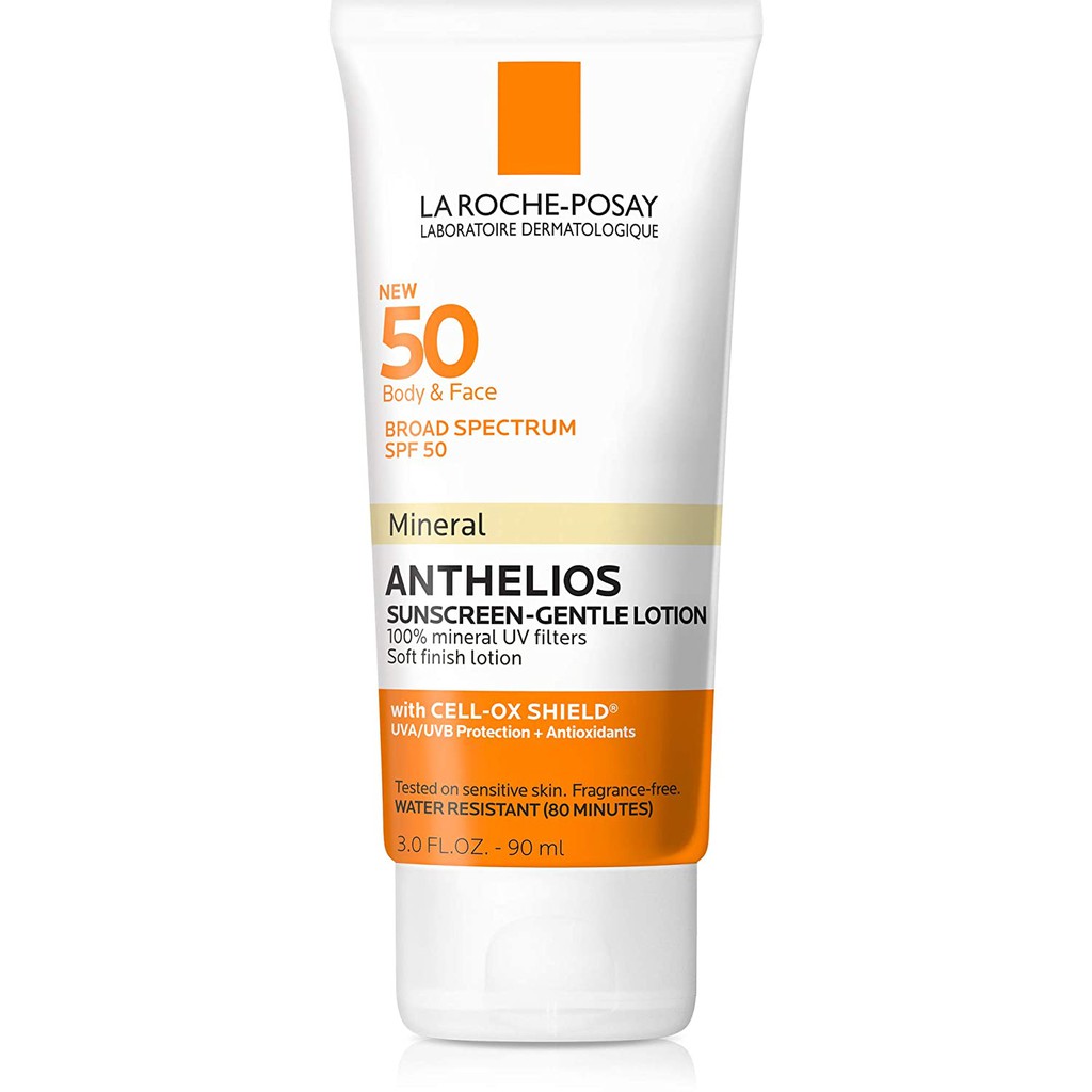 Kem chống nắng La Roche-Posay Mineral Anthelios-Gentle Lotion SPF50 Face & Body (90mL)