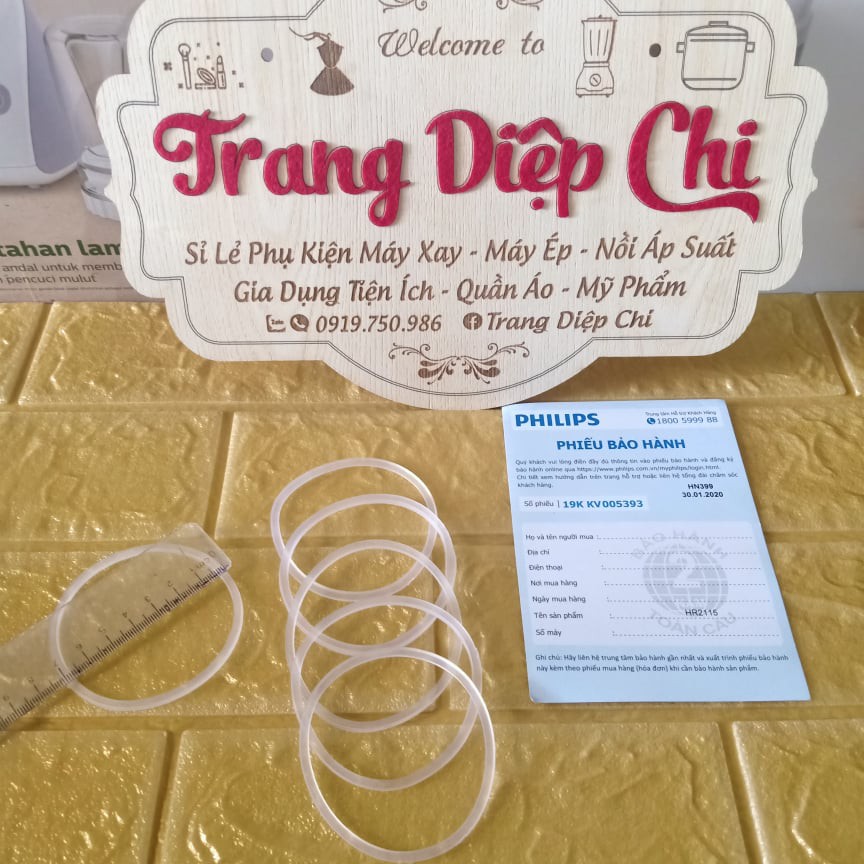 Ron máy xay philips Hr2104 hr2102 hr2108- Phụ kiện máy xay ép chính hãng