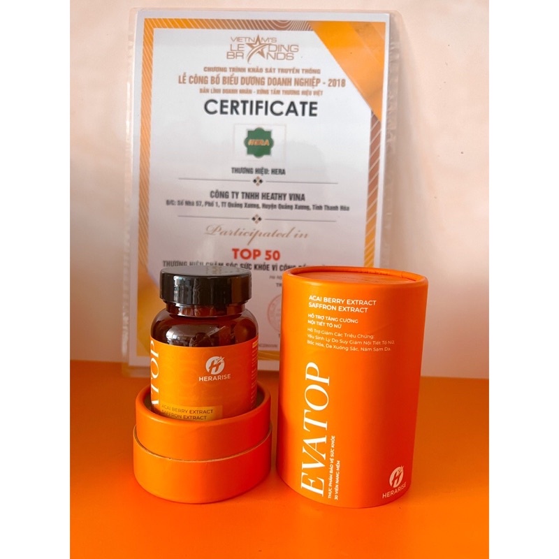 VIÊN UỐNG BỔ SUNG NỘI TIẾT TỐ NỮ EVATOP ❌CAM KẾT HÀNG CHÍNH HÃNG❌