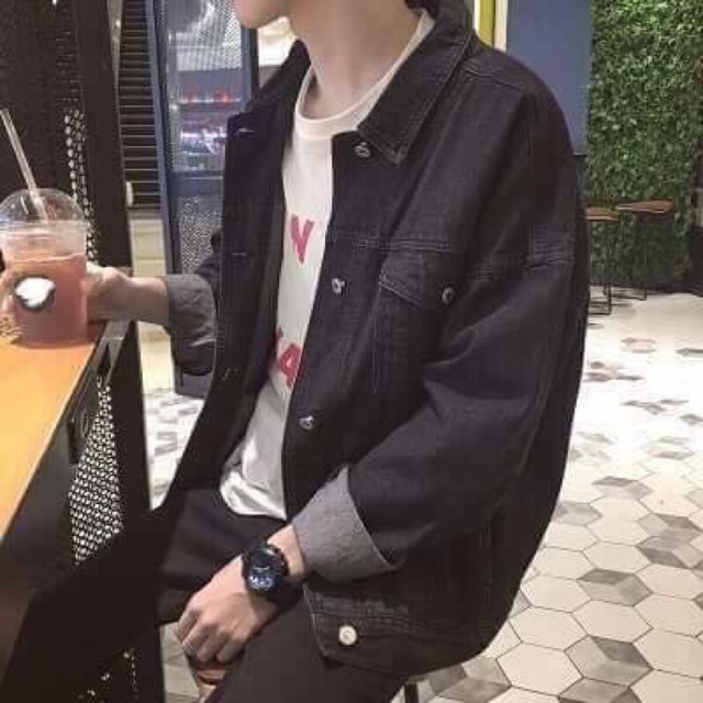 ÁO KHOÁC JEANS TRƠN ( có ảnh thật)