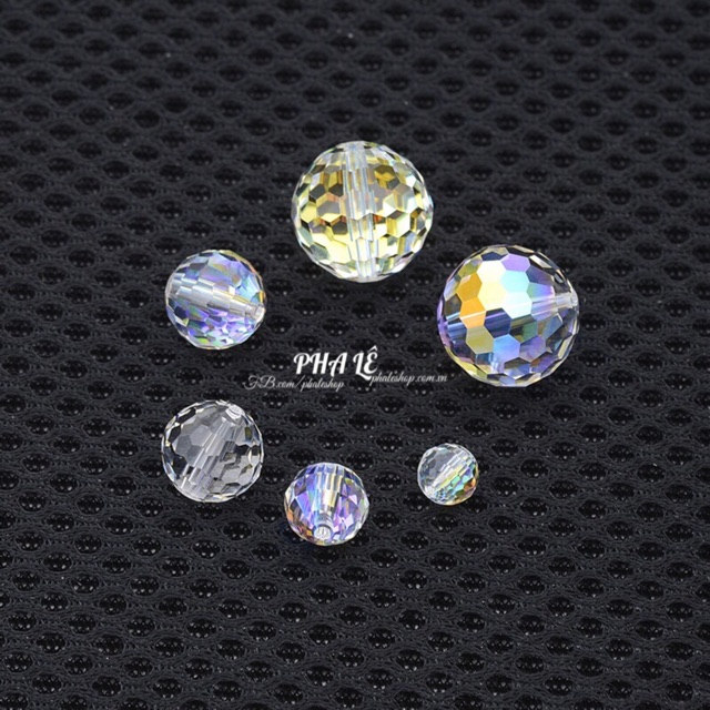 Dây Chuyền Bạc S925 Thiết Kế Với Pha Lê Swarovski Tròn Dát