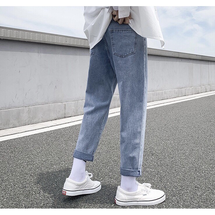 Quần Jeans Baggy Dáng Suông TR01 Style Hàn Quốc | BigBuy360 - bigbuy360.vn
