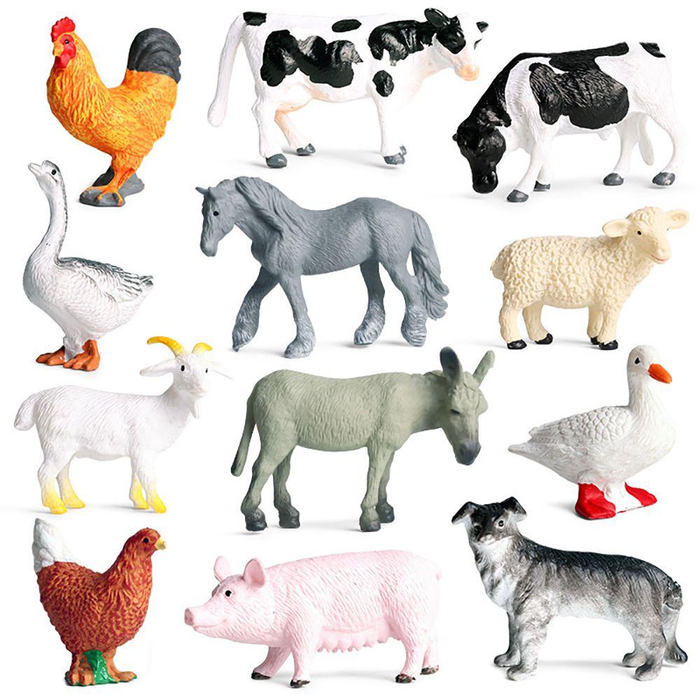 Bộ 37 Món Đồ Chơi Hình Động Vật Nông Trại Cho Bé